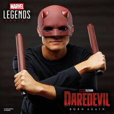 Repliki Daredevil: Born Again Marvel Legends 1/1 - Maska i Billy Club Daredevila- Zdjęcie 5