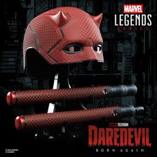 Repliki Daredevil: Born Again Marvel Legends 1/1 - Maska i Billy Club Daredevila- Zdjęcie 6