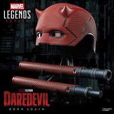 Repliki Daredevil: Born Again Marvel Legends 1/1 - Maska i Billy Club Daredevila- Zdjęcie 7