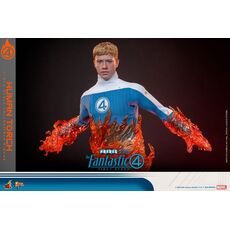 Figurka The Fantastic Four: First Steps Movie Masterpiece 1/6 - Human Torch (MMS829)- Zdjęcie 2