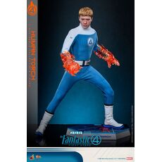 Figurka The Fantastic Four: First Steps Movie Masterpiece 1/6 - Human Torch (MMS829)- Zdjęcie 4