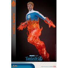 Figurka The Fantastic Four: First Steps Movie Masterpiece 1/6 - Human Torch (MMS829)- Zdjęcie 9