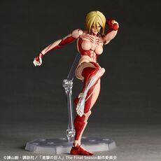 Figurka Attack on Titan Revoltech Amazing Yamaguchi - Female Titan- Zdjęcie 3