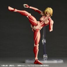 Figurka Attack on Titan Revoltech Amazing Yamaguchi - Female Titan- Zdjęcie 4