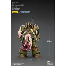 Figurka Warhammer 40k 1/18 - Death Guard Blightlord Terminator 2 with Flail of Corruption- Zdjęcie 10