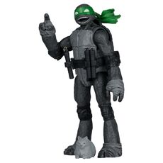 Figurka z komiksem Teenage Mutant Ninja Turtles Page Punchers - Michelangelo (Black White & Green) [Red Platinum Edition]- Zdjęcie 2
