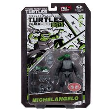 Figurka z komiksem Teenage Mutant Ninja Turtles Page Punchers - Michelangelo (Black White & Green) [Red Platinum Edition]- Zdjęcie 7