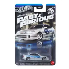 [Outlet] Model pojazdu Hot Wheels Silver Series 1/64 - Custom Acura Integra Sedan GSR (Szybcy i Wściekli) *USZKODZONE OPAKOWANIE*