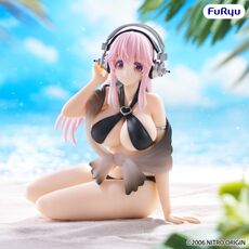 Figurka Super Sonico (Swimsuit Black Color Ver.) Noodle Stopper- Zdjęcie 4