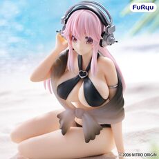 Figurka Super Sonico (Swimsuit Black Color Ver.) Noodle Stopper- Zdjęcie 6