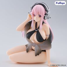 Figurka Super Sonico (Swimsuit Black Color Ver.) Noodle Stopper- Zdjęcie 3