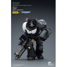 Figurka Warhammer 40k 1/18 - Raven Guard Terminator 3 with Power Fist and Assault Cannon- Zdjęcie 5