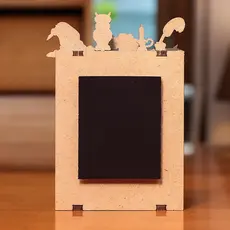 Drewniany model do składania Mini Book Nook - Magic Bookshelf (z magnesem)- Zdjęcie 4