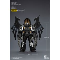 Figurka Warhammer Herezja Horusa 1/18 - Raven Guard Dark Fury with Lightning Claws- Zdjęcie 9