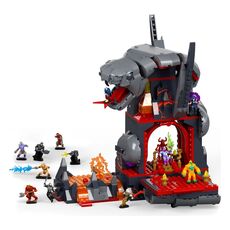 Zestaw klocków Masters of the Universe (2026) Mattel Brick Shop Construction Set - Clash at Snake Mountain