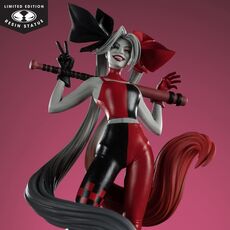 Figurka DC Direct 1/10 - Harley Quinn: Red, White & Black (by Alex Garner)- Zdjęcie 6