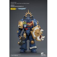 Figurka Warhammer 40k 1/18 - Ultramarines Captain with Jump Pack and Relic Shield- Zdjęcie 2