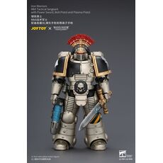 Figurka Warhammer Herezja Horusa 1/18 - Iron Warriors MkII Tactical Sergeant- Zdjęcie 5