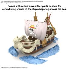 Model statku do złożenia One Piece: Grand Ship Collection - Going Merry (Netflix)- Zdjęcie 3