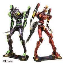 Model do złożenia Evangelion Tenyo Metallic Nano Puzzle - Evangelion Unit 01- Zdjęcie 3