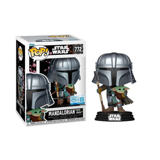 Figurka Star Wars Impressions POP! - Mandalorian with Grogu (772)