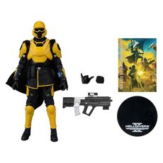 Figurka Helldivers II McFarlane Gaming Edition - TR-40 Gold Eagle- Zdjęcie 6