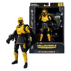 Figurka Helldivers II McFarlane Gaming Edition - TR-40 Gold Eagle