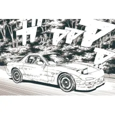 Model do składania Initial D 1/32 - Keisuke's FD- Zdjęcie 3