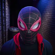 Maska elektroniczna Spider-Man: Miles Morales Marvel Legends - Miles Morales- Zdjęcie 5