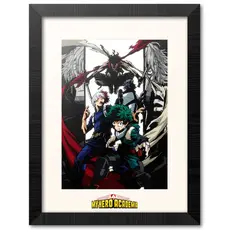 Plakat w ramie My Hero Academia - Heroes & Villains (40 x 30 cm)
