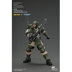 Figurka Warhammer 40k 1/18 - Astra Militarum Kasrkin 1 with Chainsword and Plasma Pistol- Zdjęcie 6