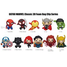 Tajemnicza zawieszka do plecaka / torby Marvel Classic