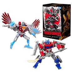 Zestaw figurek Transformers Timelines - Optimus Prime & Starscream