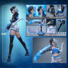 Figurka Marvel Rivals Videogame Masterpiece 1/6 - Luna Snow #VGM88- Zdjęcie 3