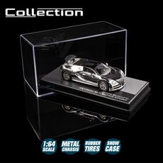 Model pojazdu Majorette Collection 1/64 - 2005 Bugatti Veyron 16.4 Super Sport (Silver)- Zdjęcie 3