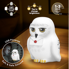 Lampka silikonowa Harry Potter SquishyGlo - Hedwiga- Zdjęcie 7