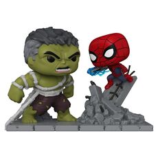 Diorama POP! Moment Marvel Spider-Man: Brand New Day - Spider-Man vs. Hulk