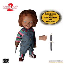Lalka z dźwiękiem Powrót laleczki Chucky MDS Mega Scale - Menacing Chucky