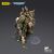 Figurka Warhammer 40k 1/18 - Death Guard Lord of Virulence with Power Fist and Twin Plague Spewer- Zdjęcie 6
