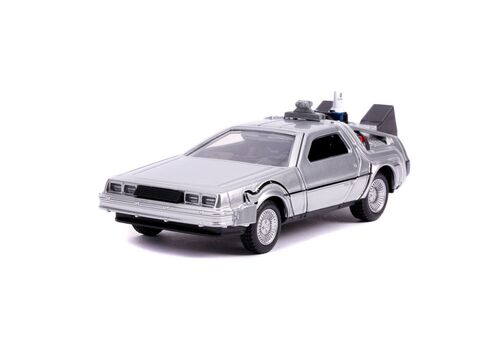 Model samochodu Back to the Future II Hollywood Rides 1/32 - DeLorean Time Machine
