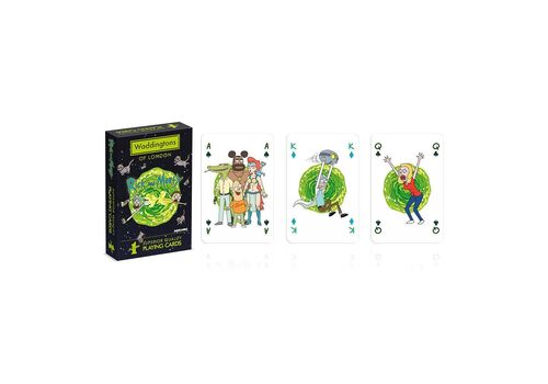 Karty do gry Rick and Morty (Waddingtons)- Zdjęcie 5