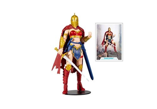 Figurka DC Multiverse Last Knight on Earth - Wonder Woman with Helmet of Fate