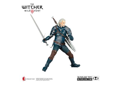 Figurka Wiedźmin / The Witcher 3: Wild Hunt - Geralt of Rivia (Viper Armor: Teal Dye)- Zdjęcie 6