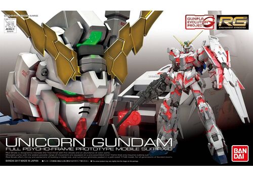 Model figurki GUNDAM RG 1/144 Unicorn Gundam BL- Zdjęcie 9