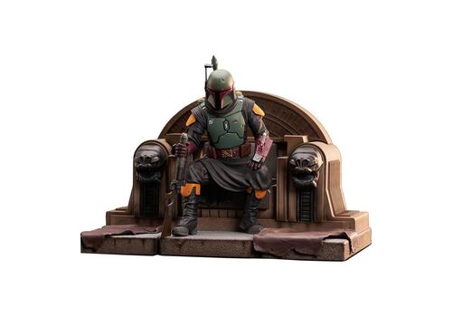 Figurka Star Wars: The Mandalorian Premier Collection 1/7 Boba Fett on Throne