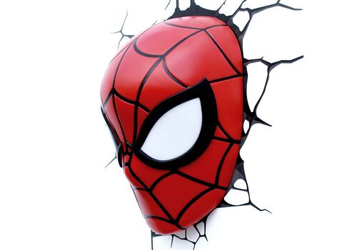 Lampka 3D LED Marvel - Maska Spider-Man