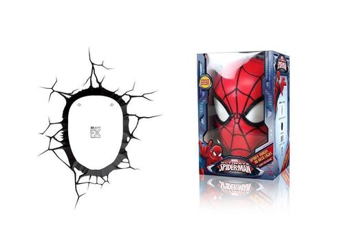 Lampka 3D LED Marvel - Maska Spider-Man- Zdjęcie 7