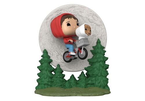 Figurka E.T. the Extra-Terrestrial POP! Moment - Elliot and ET Flying (Glow)