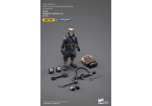 Figurka Warhammer 40k 1/18 - Astra Militarum Death Korps of Krieg Veteran Squad Guardsman- Zdjęcie 3