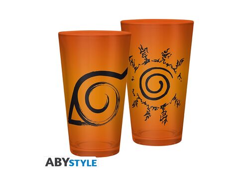 Duża szklanka Naruto Shippuden - Konoha & Seal (400 ml)- Zdjęcie 3